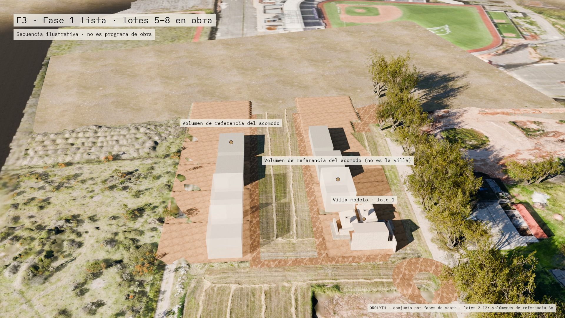 Modelo de estudio de una villa